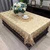 Rectangle Tablecloth Luxury Embroidery Lace Table Cover Flower Elegant Hollow Out Table Cloth Towels Dining Table Decoration