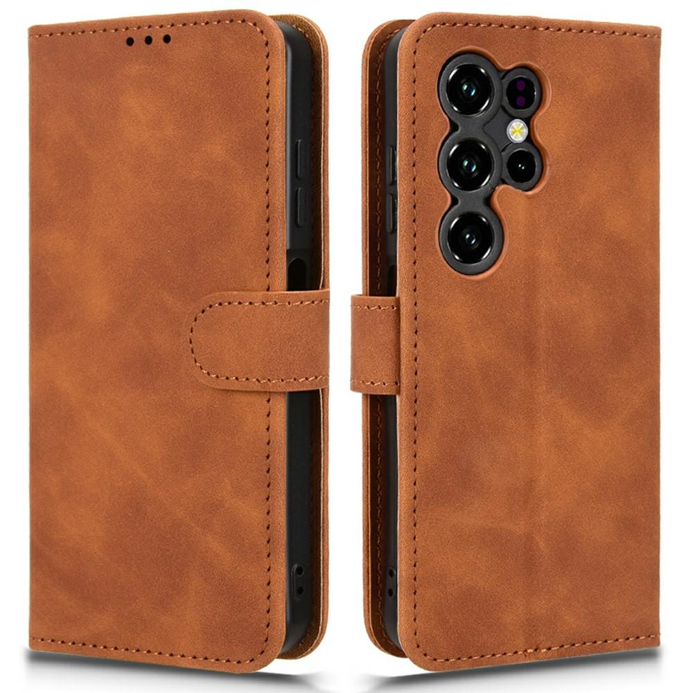 Кожаный чехол-книжка для Oukitel C2, ощущение кожи, противоударный, с кошельком, подставкой