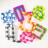 24 Sections Warcky Tracks Folding Chain Track Gadgets Anti-stress Toys Kids Adult Stress Relief Gift Fidget Toy Sensory Toys