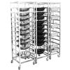 Miling Commercial 11-Tier Stainless Steel Hotpot Pot Rack Cart