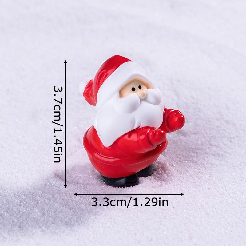 1PC Creativity DIY Resin Ornaments Micro Landscape Gift Mini Accessories Christmas Decorations Adorn