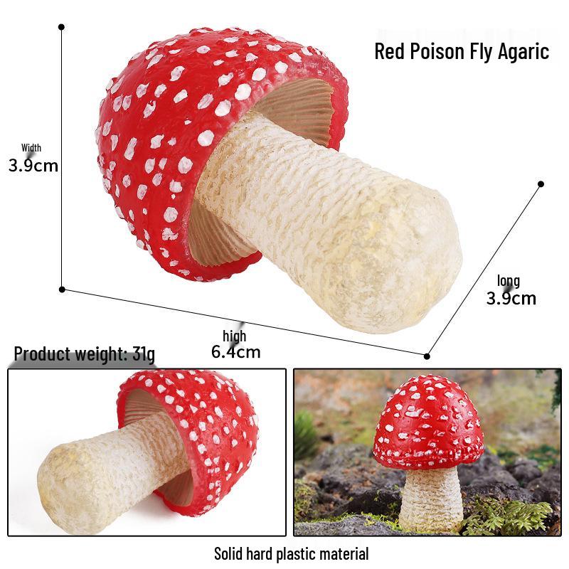 Simulated Vegetables & Mushrooms: Educational Props & Decorative Toys for Kindergarten