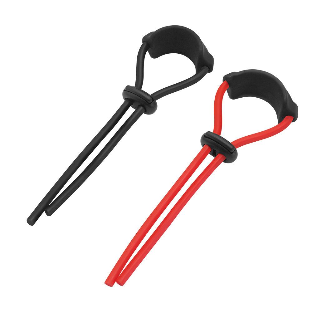 Мужские кольца на член, регулируемое кольцо для пениса, замок для эякуляции, мошонка, шар, носилки, веревка, силиконовое кольцо для пениса, секс-игрушки для мужчин