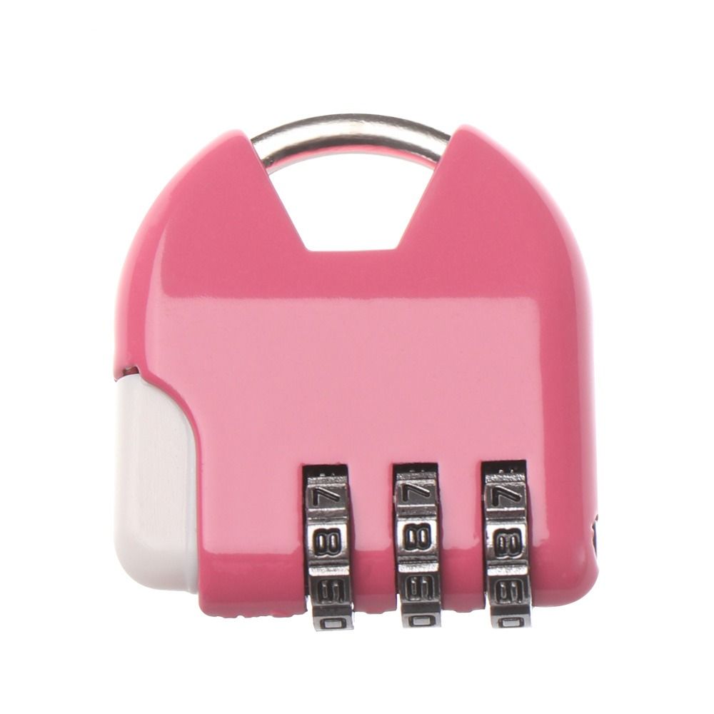 Password Lock Combination Padlock Luggage Travel Lock Heart Shape Padlock TSA Customs Code Lock