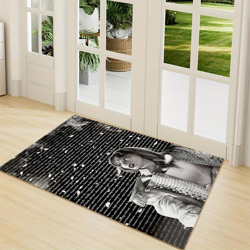 Whispers Wind Carpet Rug Soft Washable Antislip Home Living Room Sofa Mats Personalized Christmas Rug
