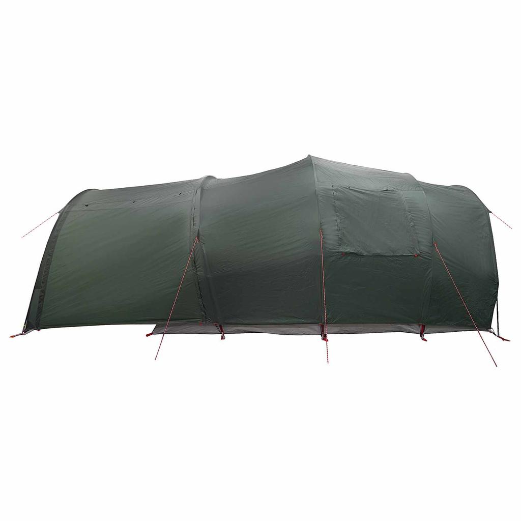 Tunnel Tent Olive Green 370 x 275 x 210 cm Polyester and Steel