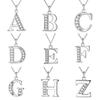 26 letters 925 sterling silver Necklace Pendant Shining 5A Zircon for Women Fashion Wedding Engagement Jewelry GiftsGood product