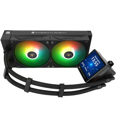 Thermalright Grand Vision 240 ARGB Black CPU AIO PC 240 Spec Водяное охлаждение IPS ЖК-экран с высокопроизводительной помпой 480x480, Система,
