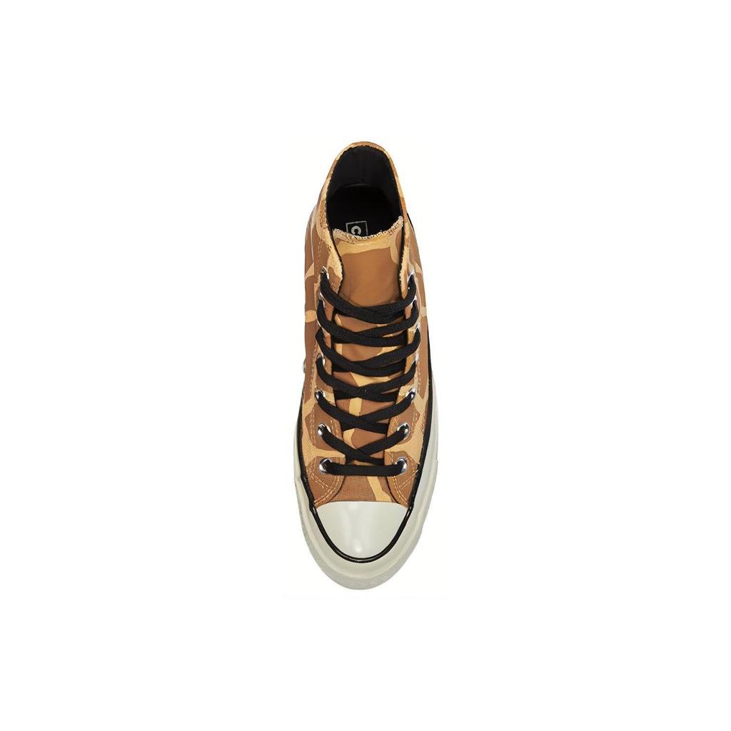Converse Chuck 70 High 'Giraffe Print' (Unisex) Flax / Brown / Egret Canvas Shoes 163410C