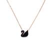 5204134 Swan Black Swan Pendant Necklace