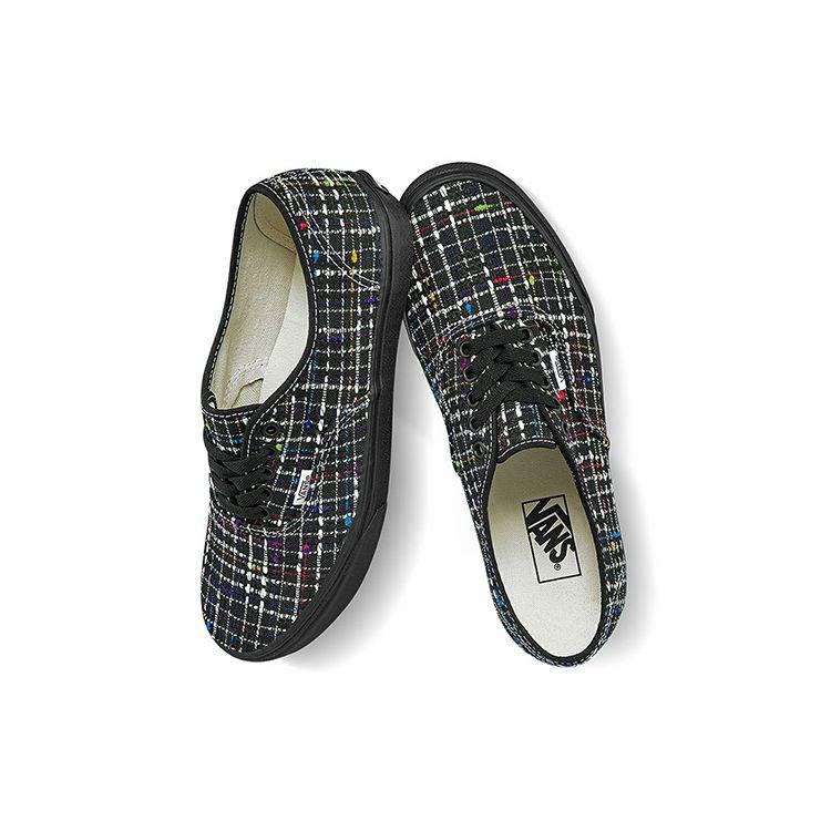 Vans Аутентичные кеды с низким верхом для скейтбординга, унисекс, кроссовки, черные, разноцветные VN0A5KS96SW