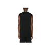 Y-3 Однотонный жилет с круглым вырезом, без рукавов, логотипом, разрезом по бокам, прямым подолом, мужской топ, черный IV8235