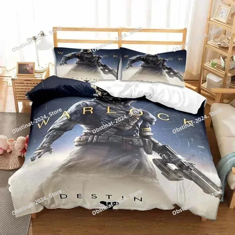Game Destiny Bedding Set Printed EU single Comforter Quilt Bed Cover Duvet Cover Pillow Case 3 Pieces Sets Kids Adult Size