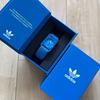 Подержанные синие часы adidas с коробкой
