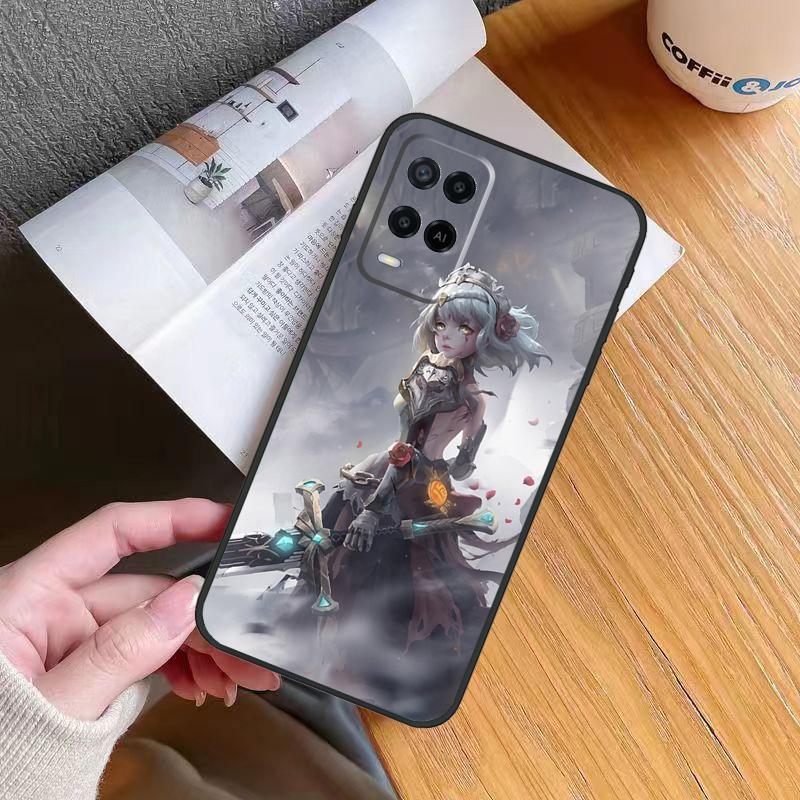 Чехол Noelle Genshin Impact для Oppo A18 A38 A74 A94 A54 A58 A78 A98 A80 A60 A40 A96 A76 A16 A15 A17 A57 A5 A6 Pro