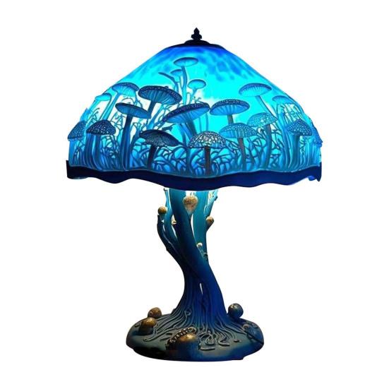Светодиодная настольная лампа в виде гриба-растения с мягким свечением и без мерцания