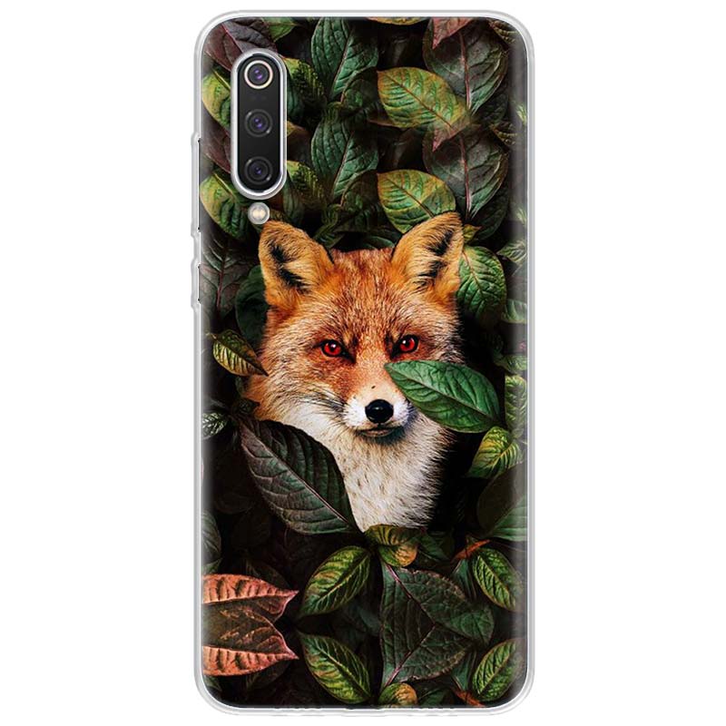 Anime fox funny foxs Phone Case For Xiaomi Redmi Note 10 11 12 13 14 15 Pro Plus 11S 12S 14S 11T 11E 10S Soft TPU Back Cover Red