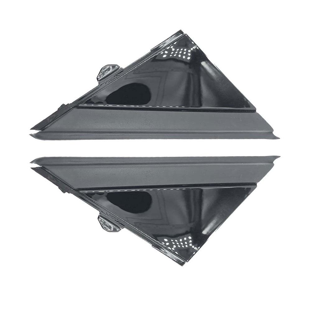 Автомобильная левая и правая дверь, зеркальный чехол с флагом, глянцевый черный 1SH17KX7AA для FIAT 12-17