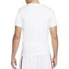 Jordan T Shirts Men's White Crew Neck Moderate Straight Fit DV5537-100