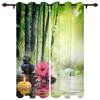 Шторы на окна Zen Stones White Lotus Home Decor Шторы для спальни Шторы на кухню Шторы для гостиной
