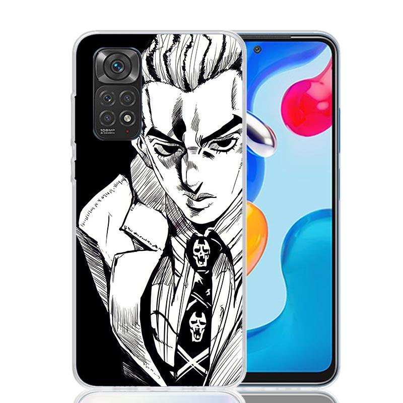 Чехол для телефона JoJo Кира Йошикаге Killer Queen для Xiaomi Redmi Note 15 14 13 12S 12 Pro Plus 11S 11E 11 11T 10S 10 Искусство Мягкий Узор