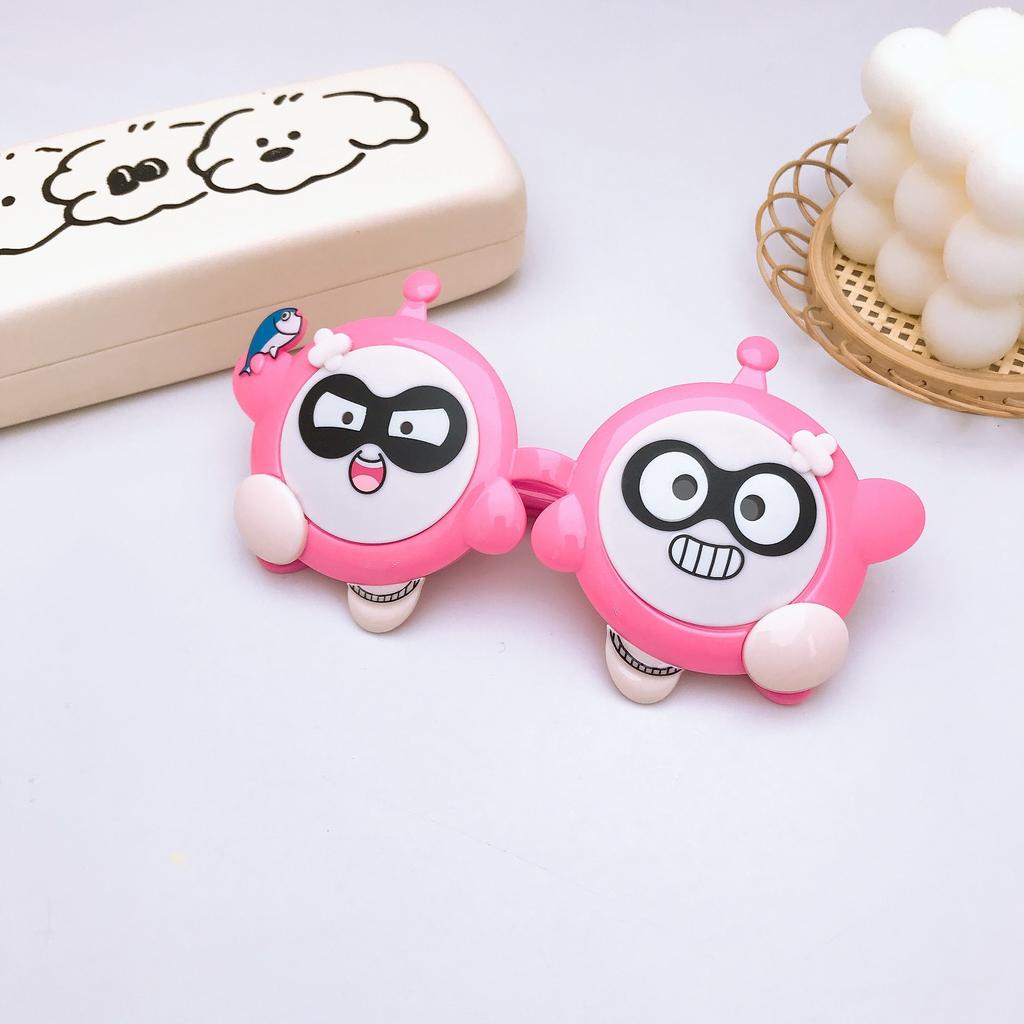 Детские солнцезащитные очки для путешествий, солнцезащитные очки с силиконовой поляризацией, солнцезащитные очки для девочек, очки с изображением панды из мультфильма