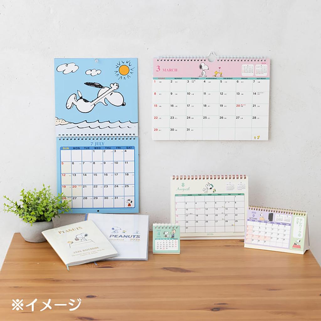 Sanrio Ring Calendar S 2026 Snoopy Paper Desktop 621901
