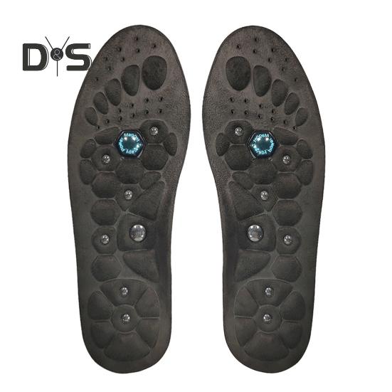 1 пара магнитотерапевтических стелек, акупрессурные массажные стельки для мужчин и женщин, вставки для ног, улучшающие циркуляцию крови, снимающие давление