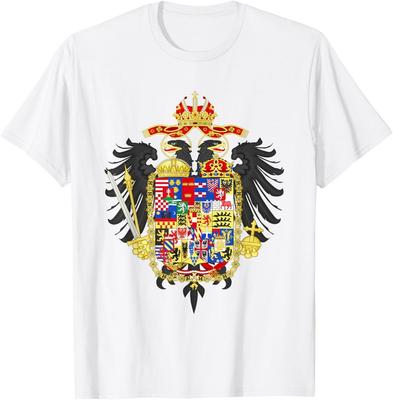 НОВАЯ ОГРАНИЧЕННАЯ Футболка с гербом Габсбургов Священной Римской империи Унисекс