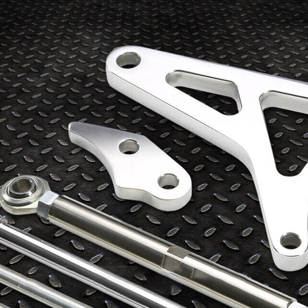 Polished Aluminum Alternator Bracket Kit for Small Block SBF 289 302 5.0L Billet Mounting Generator Bracket Accessories