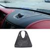 Black Aluminum Alloy Car Dashboard Audio Speaker Net Cover Trim Stickers Fit For Maserati Levante Auto