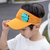 Toddler Sun Protection Cap With Breathable Polyester And Curved Visor For Outdoor Travel And Cycling