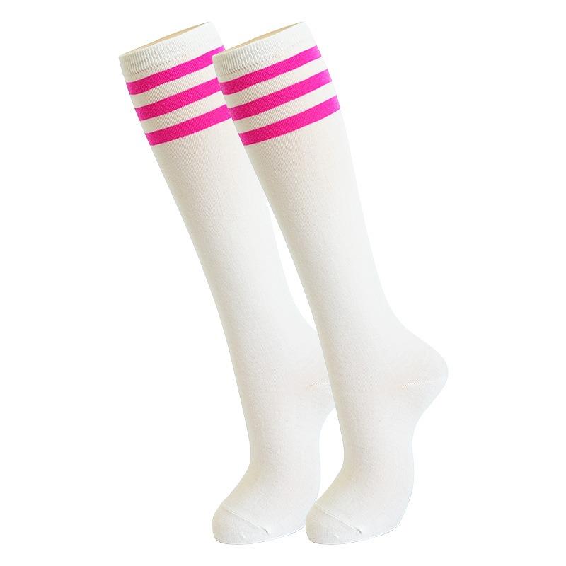 5 Pairs of Winter Warm Knitting Socks for Women Knee Calf Socks Women's Socks Striped Party Performance Socks Calf Socks Sports JK Academy