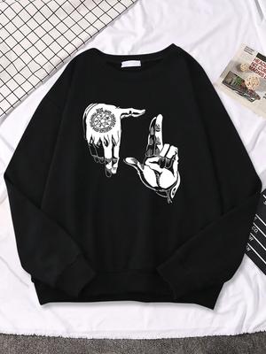 Mayinmoral Alucard Hellsing Одежда с принтом Уличная толстовка с круглым вырезом Осенний пуловер Модные повседневные толстовки Унисекс Унисекс Большой размер