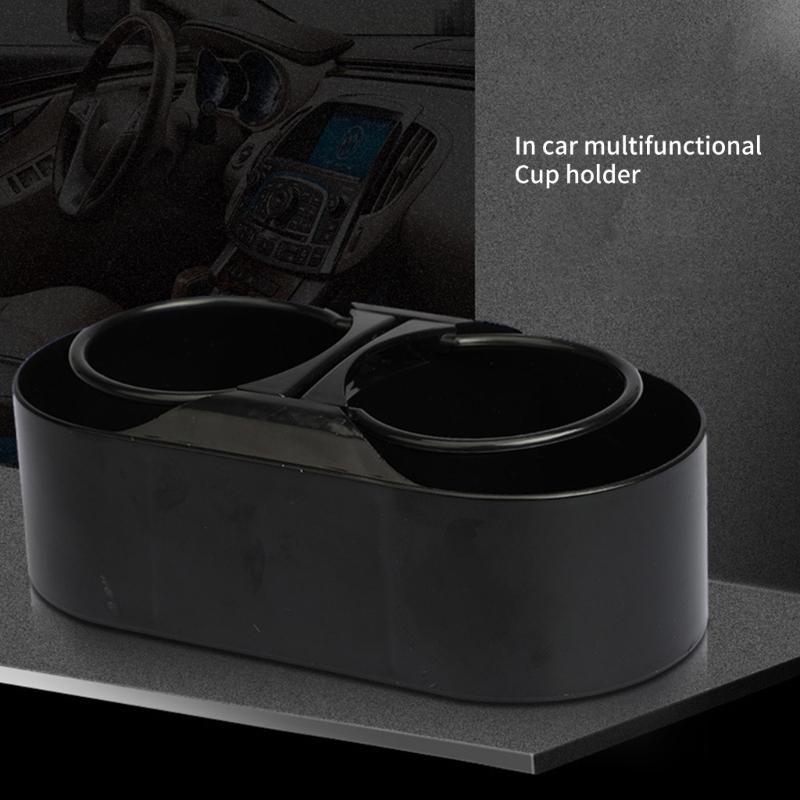 Двойное отверстие для бутылки с напитком Автомобильный держатель для грузовика ABS Пластиковый держатель для стакана Универсальный держатель для воды и напитков Автомобильный стиль