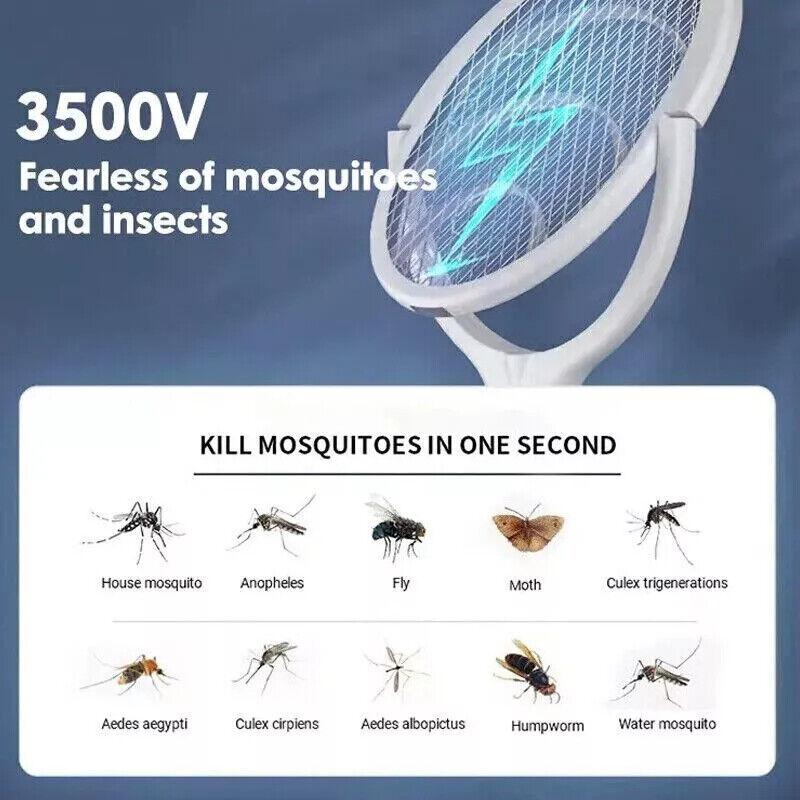 Электрическая муха-заппер, ракетка для мух, убийца насекомых, мухобойка, летучая мышь, ловушка для ос