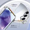 KEYSION Противоударный прозрачный чехол Four-Corners для Samsung A55 5G A35 Мягкий TPU+PC Прозрачная задняя крышка для телефона для Galaxy A15 4G 5G