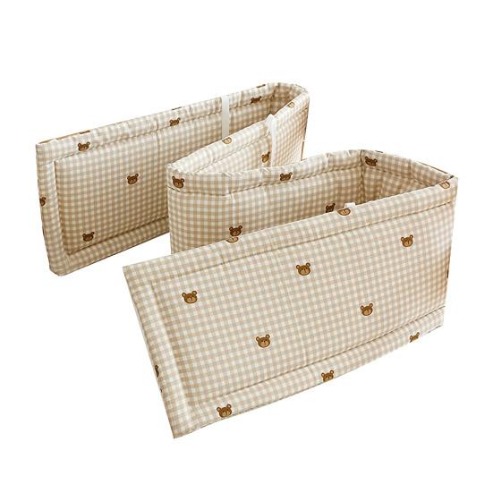 Универсальный бортик для детской кроватки, мягкая защита, дышащий, для детской кроватки, хлопковая набивка, бортик кроватки, боковая стенка манежа, боковая кровать