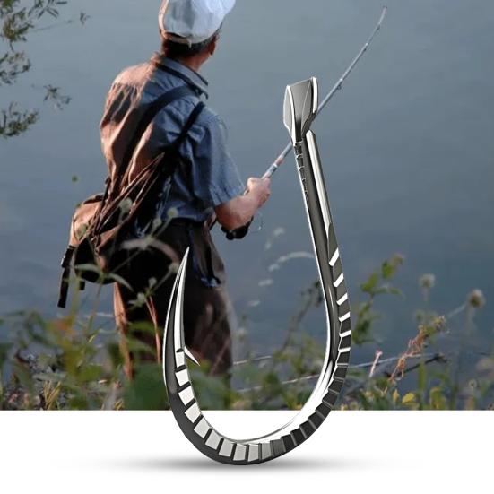30Pcs/Set 45672 Fishing Hooks Sharp Rustproof Anti-corrosion Titanium Alloy Heavy Duty Barbed Carp