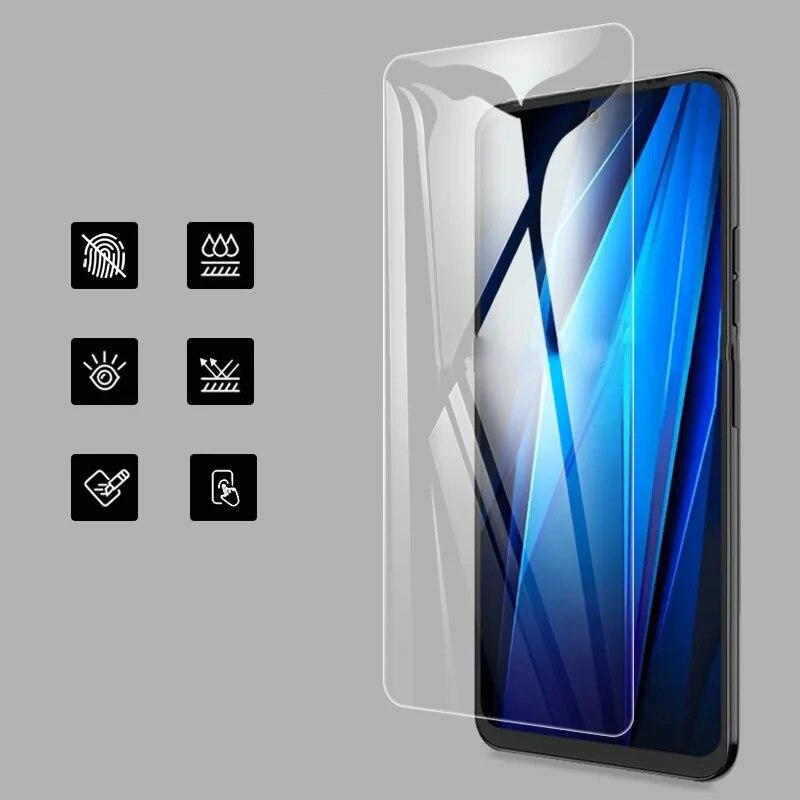 Закаленное стекло HD для Tecno Pova 5 Free Fire 9H, прозрачная защитная пленка для экрана TECNO Pova5 Free Fire 2.5D, защитная передняя пленка