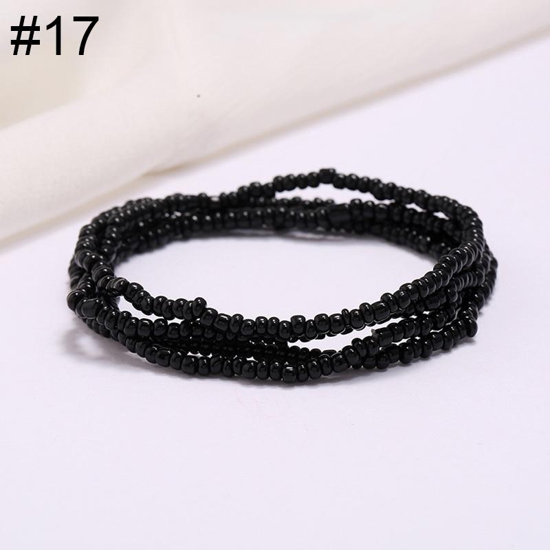 Women Fashion Waist Chain Rice Bead Waist Chain Beach Chain Body Jewelry Belly Chain