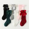 Big Bow Baby Long Stockings Princess Girls Knee High Socks 0-5Year Toddler Spring Autumn Leg Warmer Soft Cotton Newborn Footwear