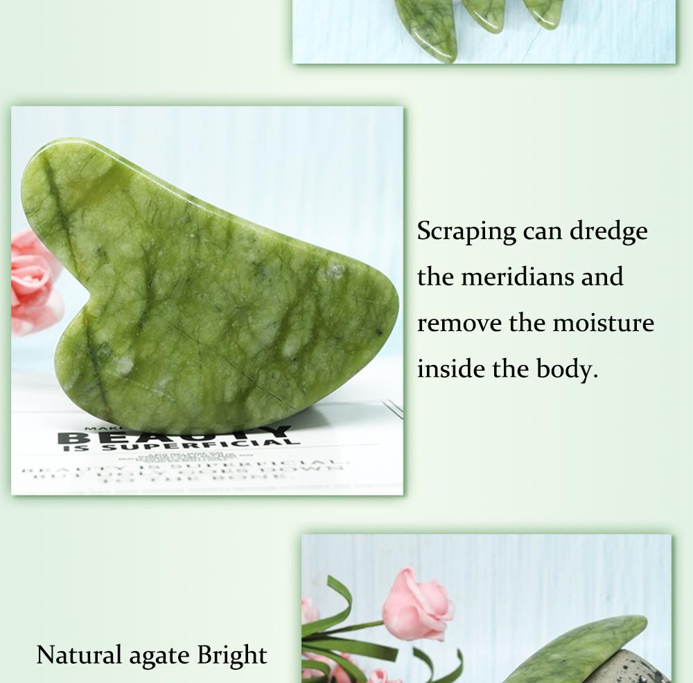 Скребковый массаж Уход за кожей лица Jade Relax Лицо ноги для похудения тонкий скребок V-образная линия
