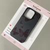 Розовый чехол-бабочка для iPhone 17 16 15 14 Plus 13 12 11 Pro Max Эстетичный Мягкий ТПУ Ударопрочный Защитный Чехол