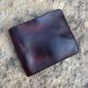 Vintage Handmade Leather Wallet for Men Bifold Minimalist Genuine Leather Men Wallet