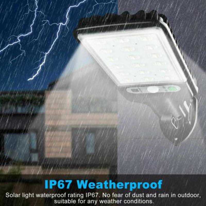 New USA 600W Outdoor 600W LED Solar Wall Light Motion Sensor Outdoor Garden Security Street Lamp USA Motion Garden Street LED Solar Sensor Security