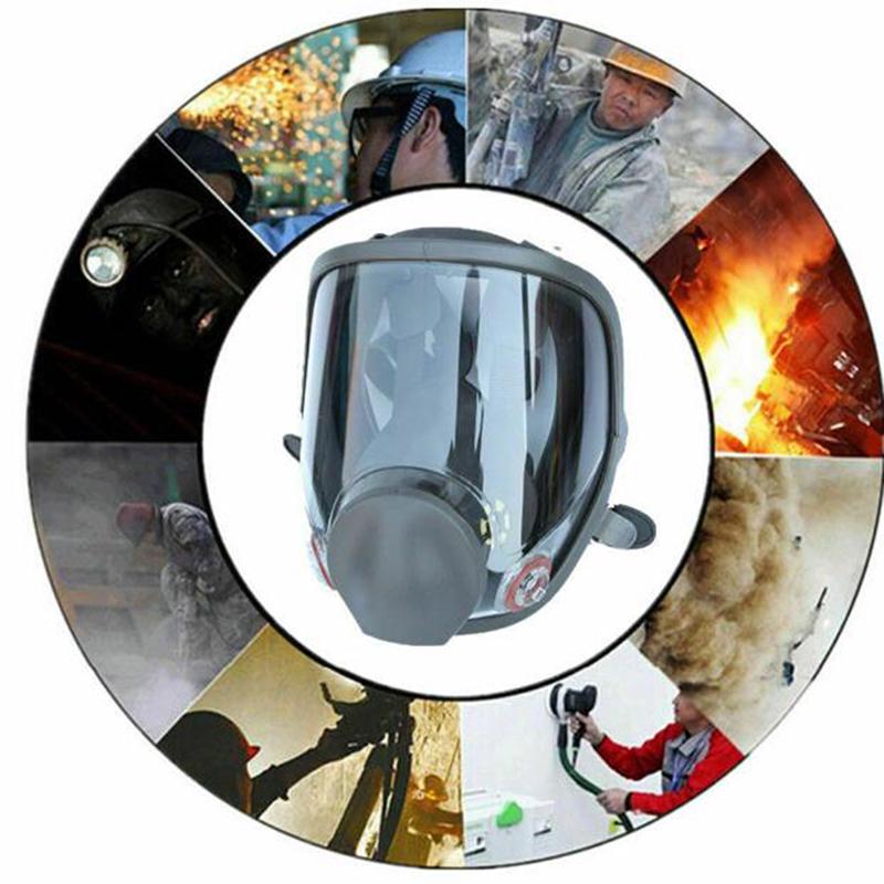 Полнолицевой противогаз 6800 маска респиратор окраска распылением химическая лаборатория