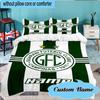 Custom Name Guarani Crest Design Bedding Set 3pcs, Bedding Set Including 1pc Duvet Cover And 2pcs Pillowcases for Bedroom, Dormitory Gift