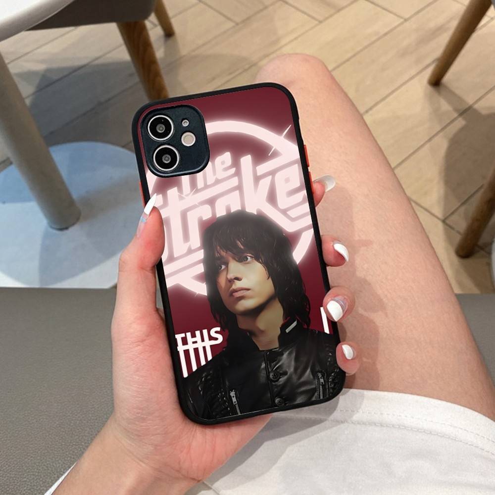 Classic Famous Rock Band The S-strokes Phone Case For IPhone 14 11 12 13 Mini Pro Max Plus X XR XS MAX Translucent Matte Cover