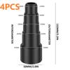 Горячий универсальный адаптер-переходник для шланга пылесоса, соединитель для пылесоса, аксессуары для шланга пылесоса 25 мм 30 мм 34 мм 42 мм